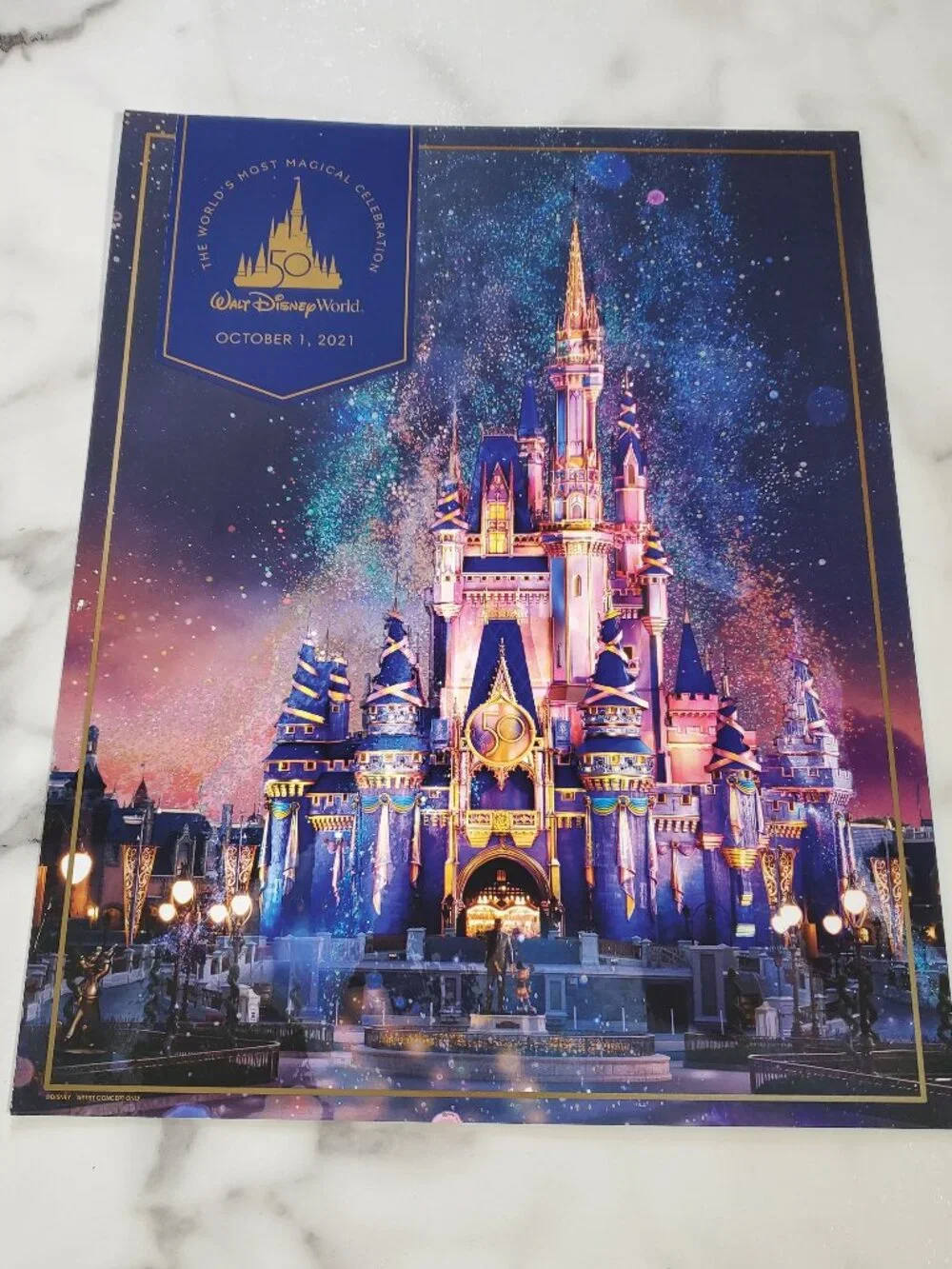 Disney World's Most Magical Celebration Print October 1, 2021